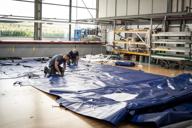 Finale Anpassungen in unserer Produktion in Grosswangen