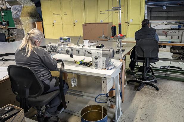 Der Behang in der Produktion